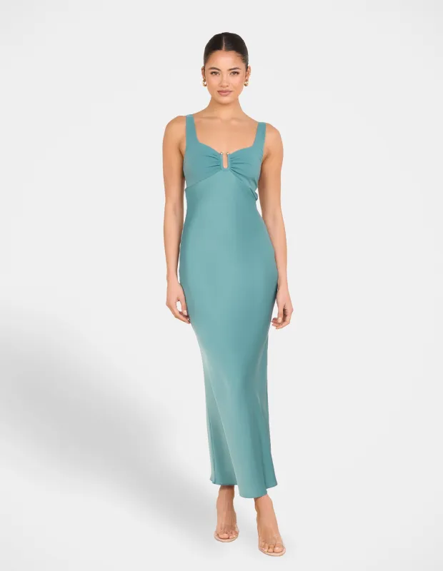 Gala Bias Cut Satin Maxi Dress sold by Pilgrim