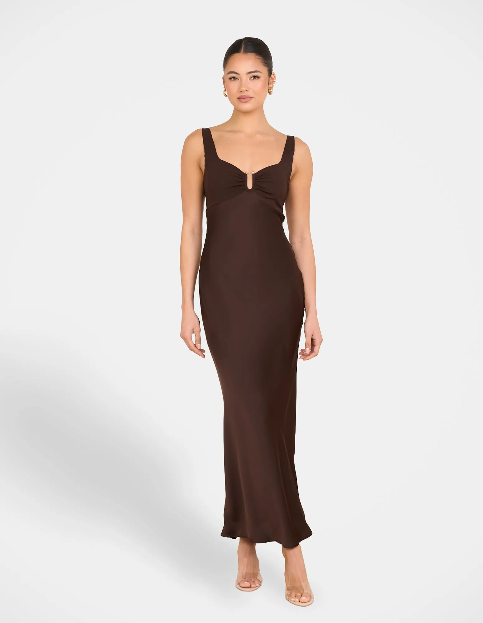 Gala Bias Cut Satin Maxi Dress sold by Pilgrim product image thumbnail 2