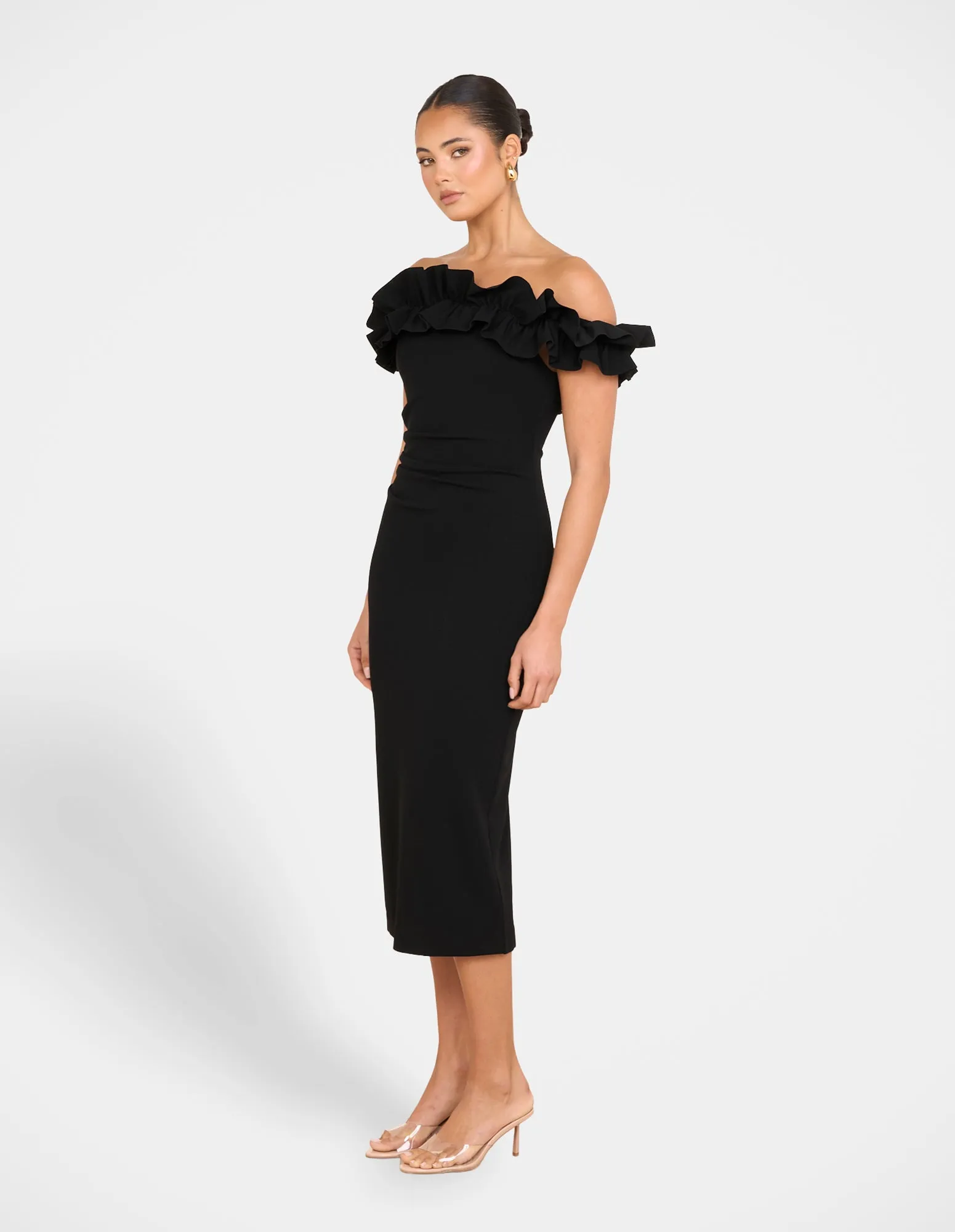 Corey Off Shoulder Midi Dress sold by Pilgrim product image thumbnail 2