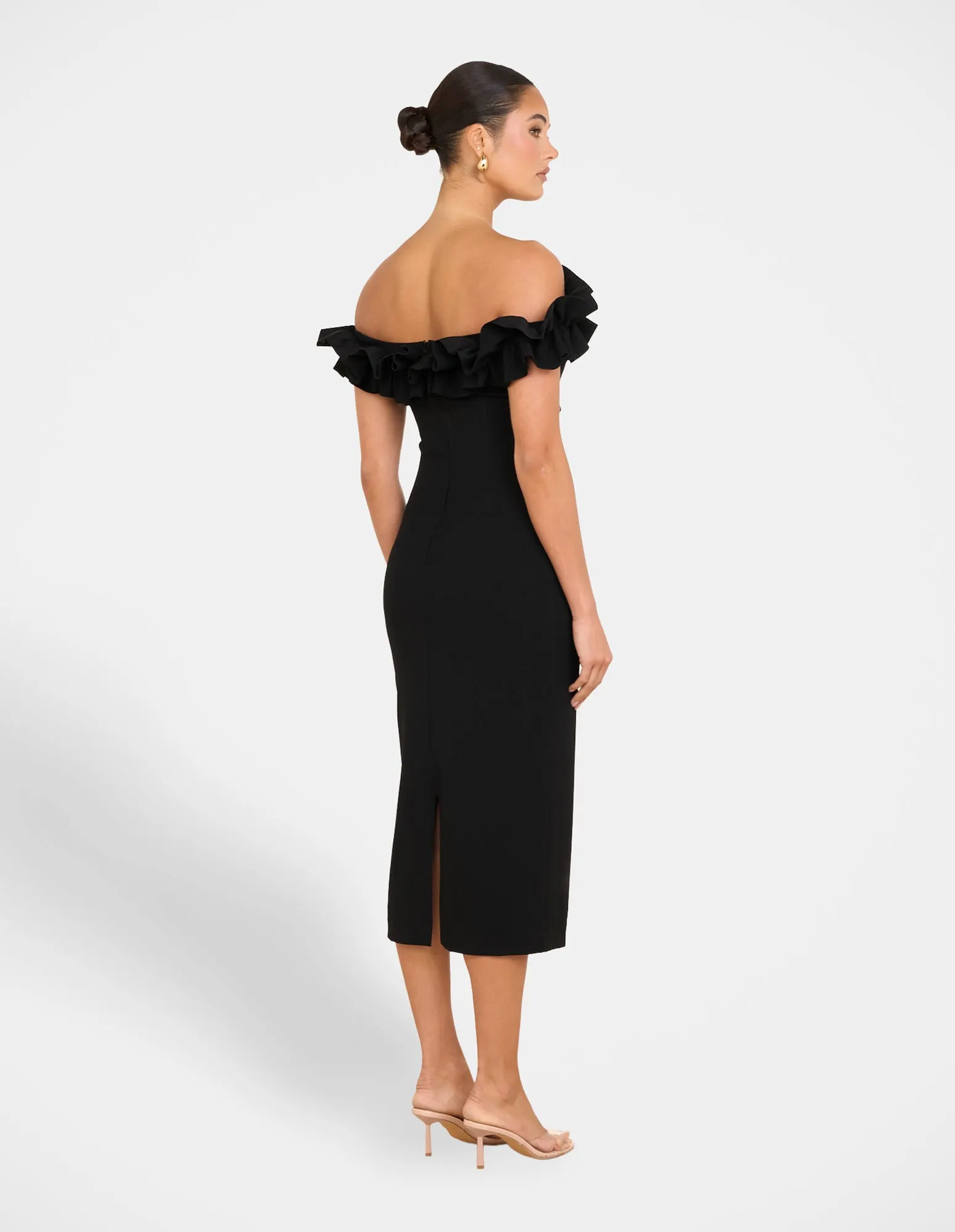 Corey Off Shoulder Midi Dress sold by Pilgrim product image thumbnail 3