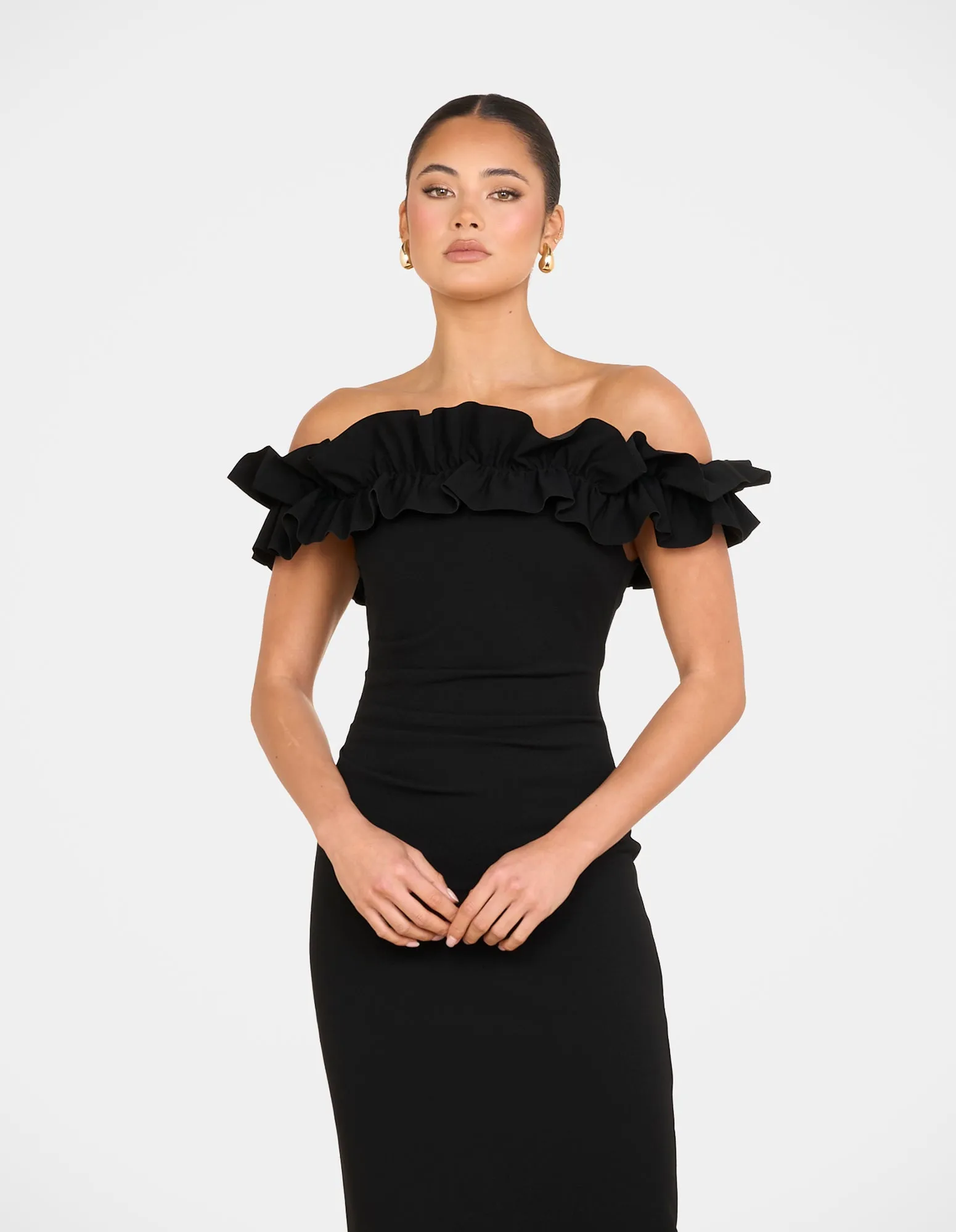 Corey Off Shoulder Midi Dress sold by Pilgrim product image thumbnail 4