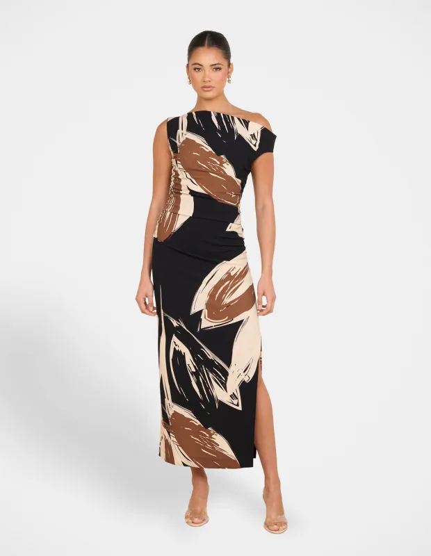 Quai One Shoulder Dress sold by Pilgrim