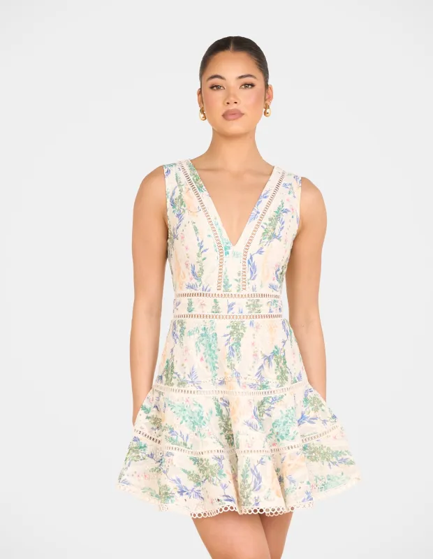 Symons Sleeveless Mini Dress sold by Pilgrim