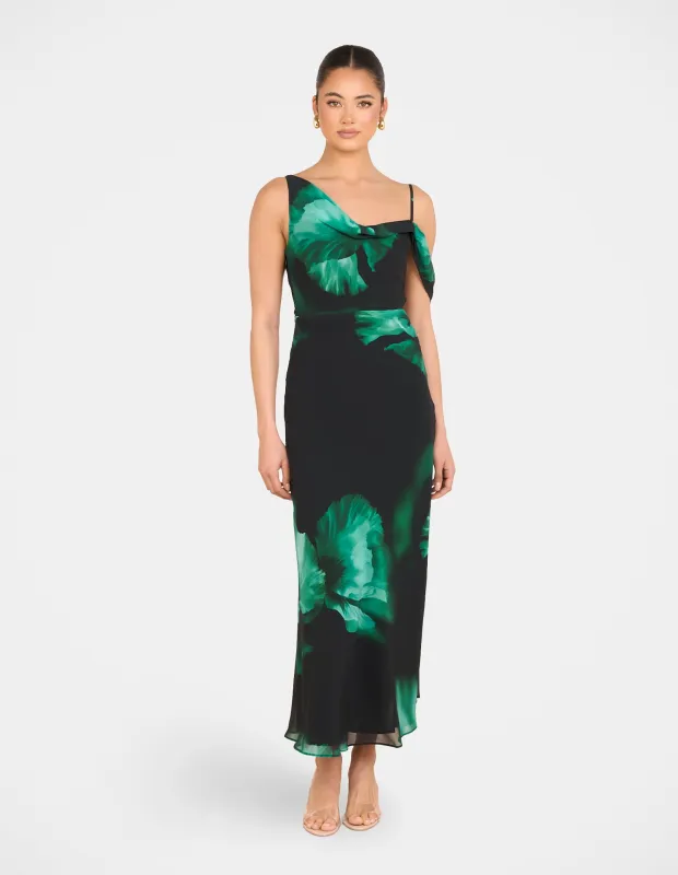 Oakley Cowl Neck Maxi Dress sold by Pilgrim