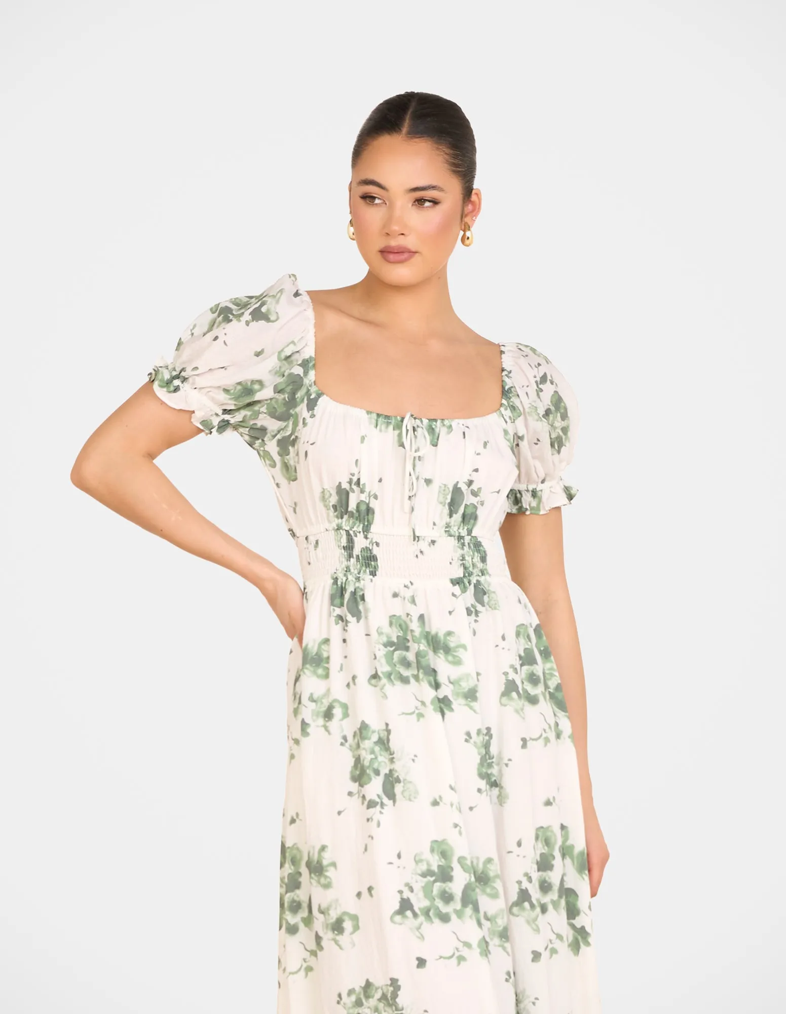 Xandie Puff Sleeve Maxi Dress sold by Pilgrim product image thumbnail 3