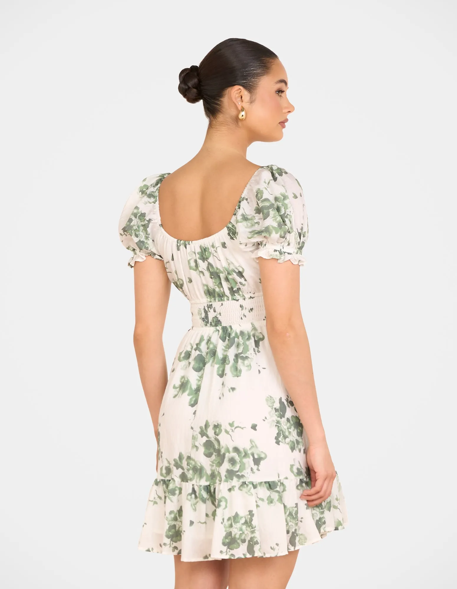 Carlita Puff Sleeve Mini Dress sold by Pilgrim product image thumbnail 3