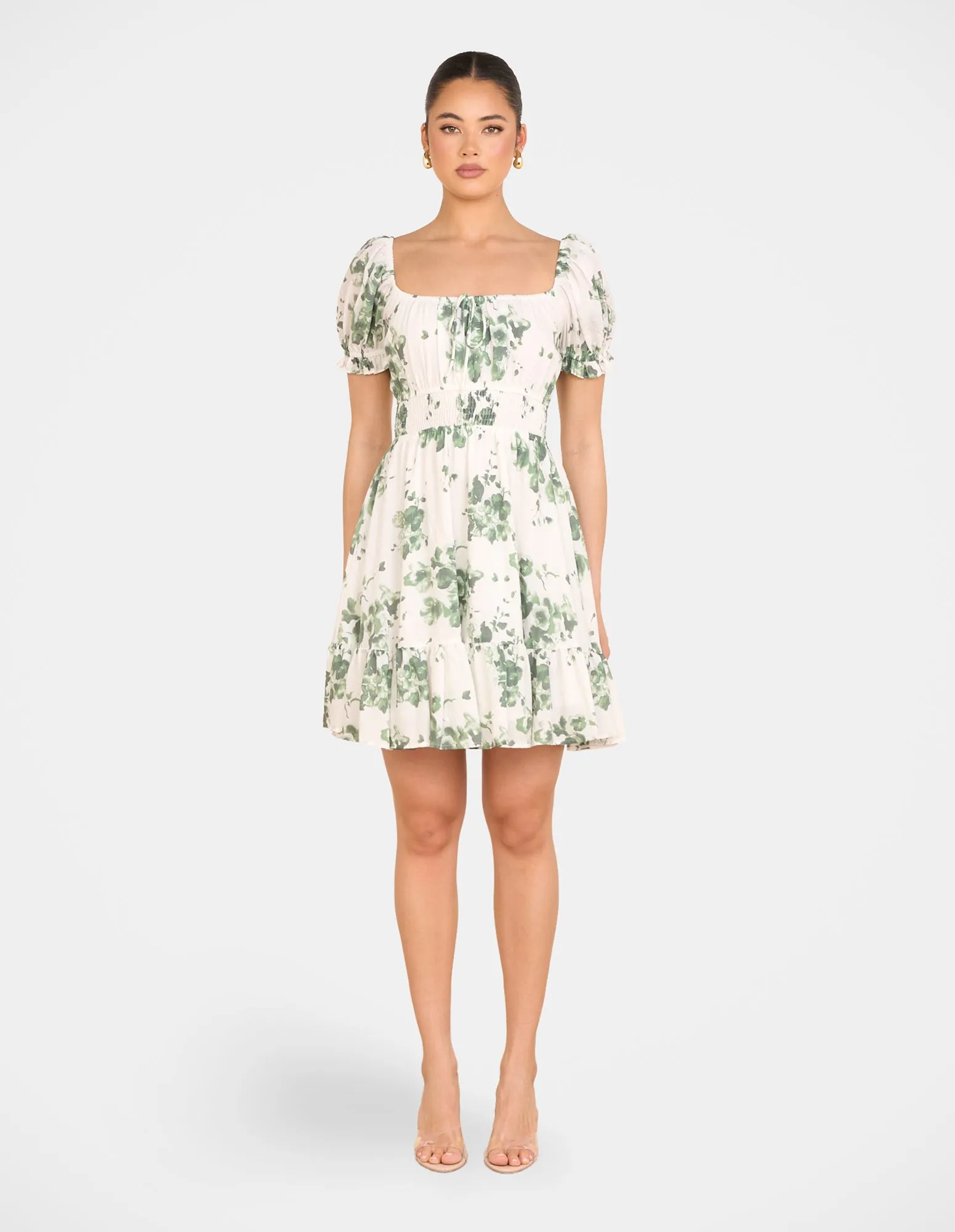 Carlita Puff Sleeve Mini Dress sold by Pilgrim product image thumbnail 5