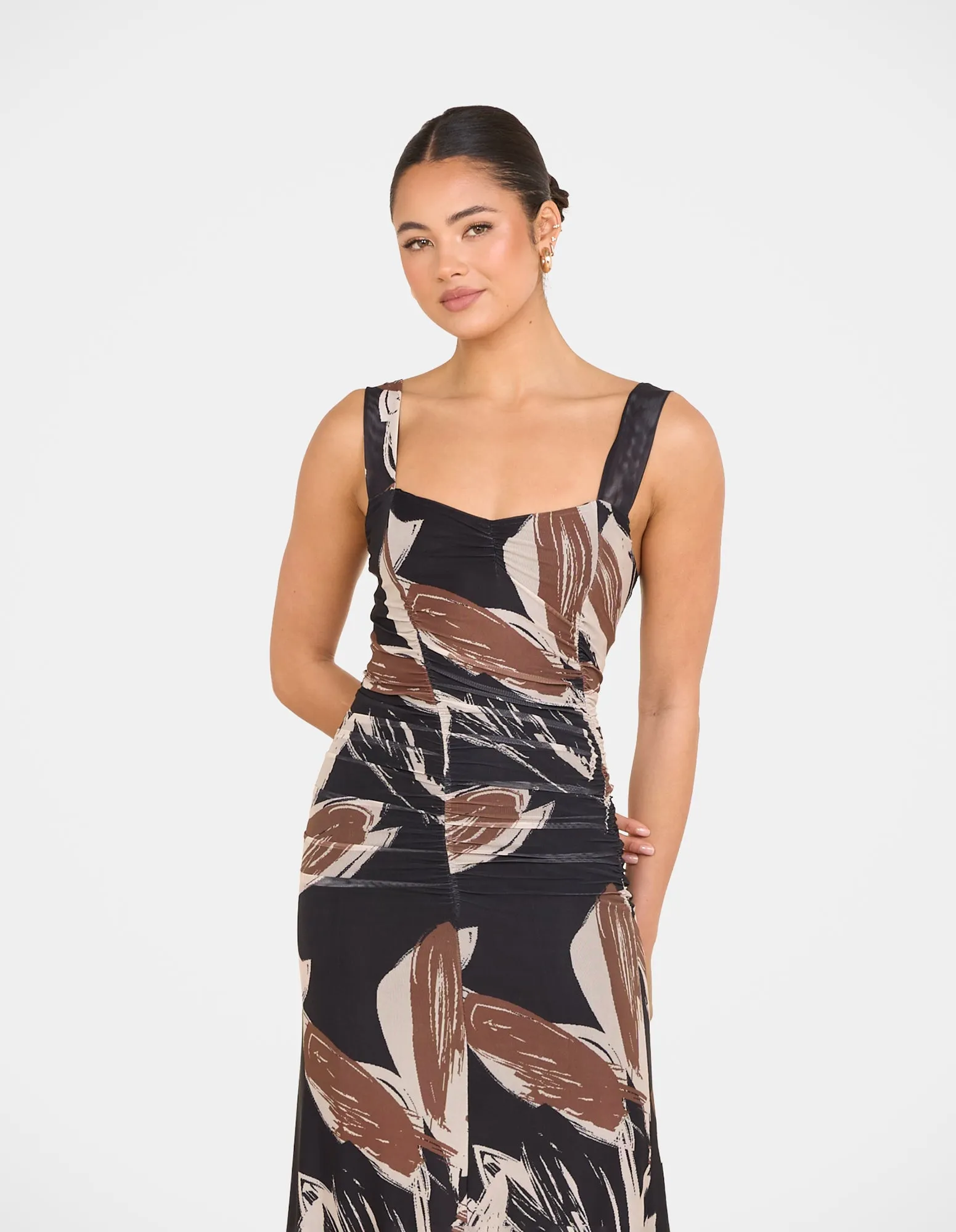 Indie Printed Mesh Dress sold by Pilgrim product image thumbnail 4