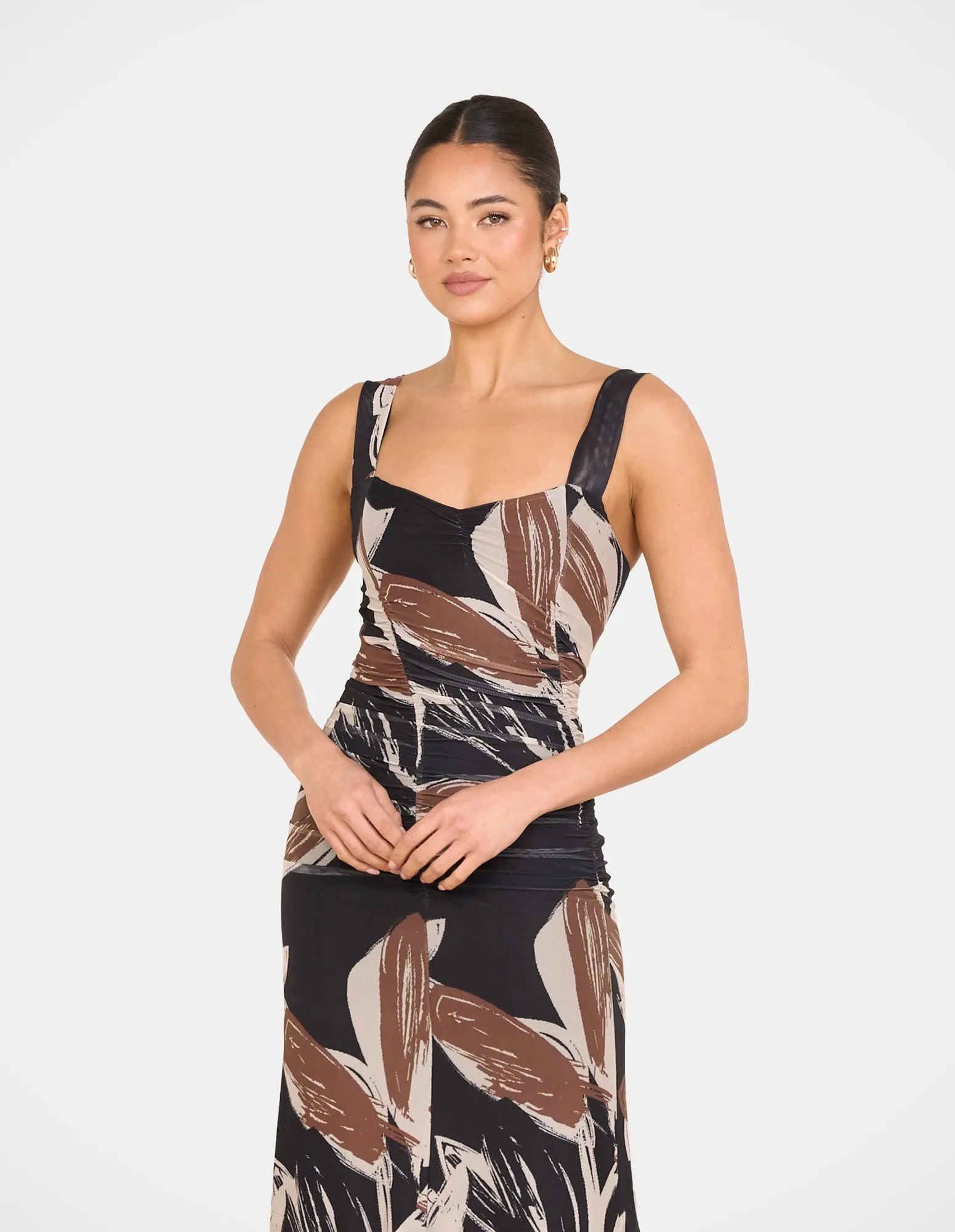 Indie Printed Mesh Dress sold by Pilgrim product image thumbnail 5