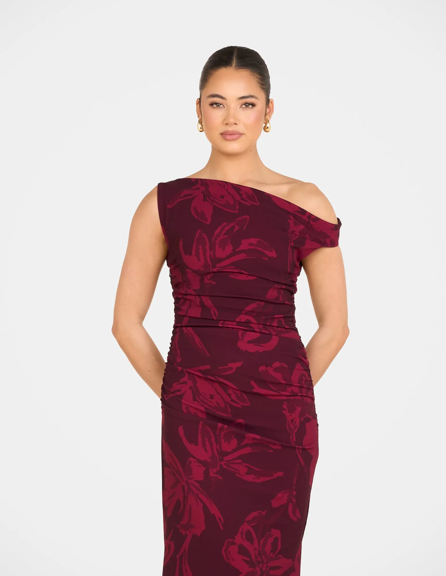 Skyla One Shoulder Midi Dress sold by Pilgrim product image thumbnail 4