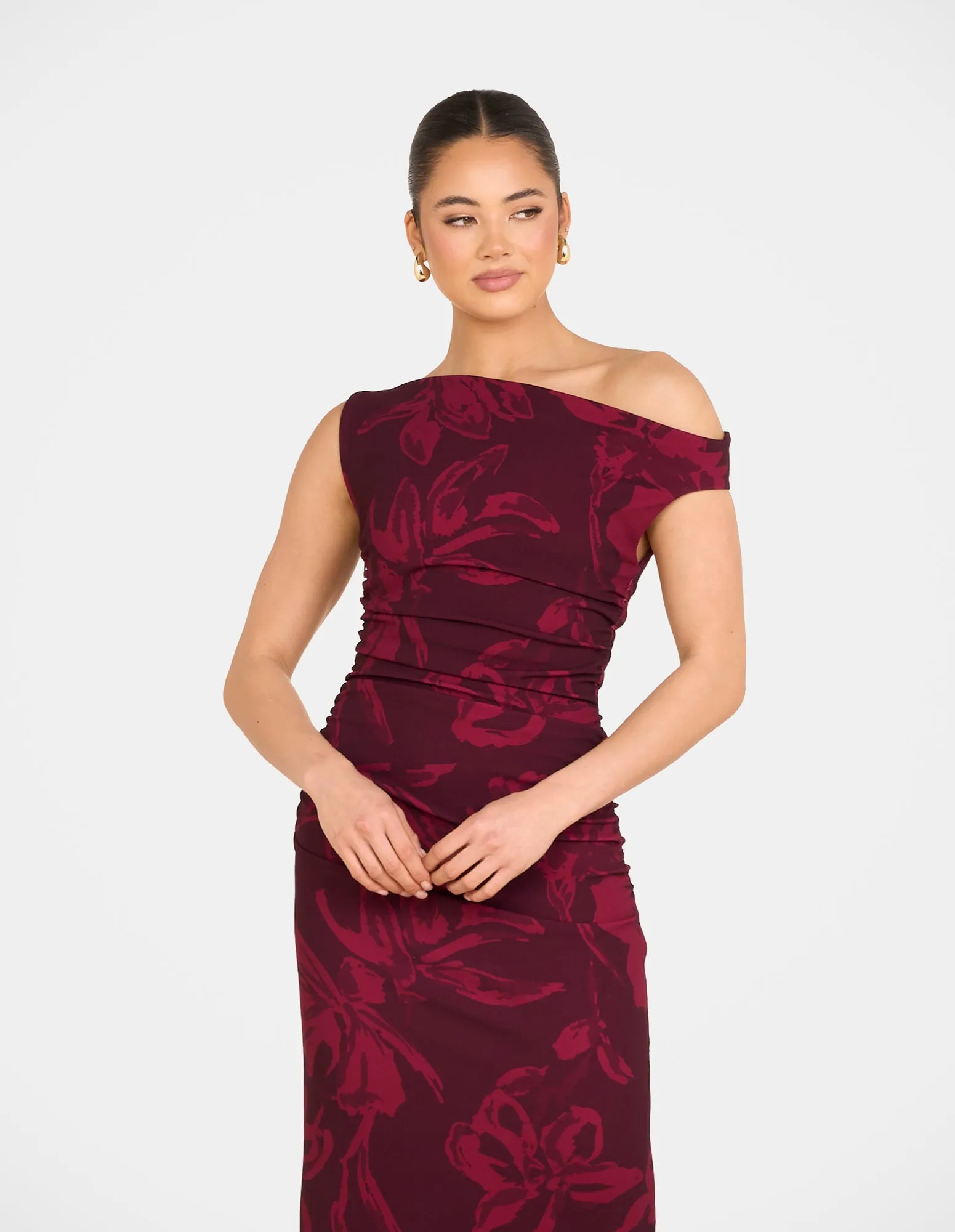 Skyla One Shoulder Midi Dress sold by Pilgrim product image thumbnail 5