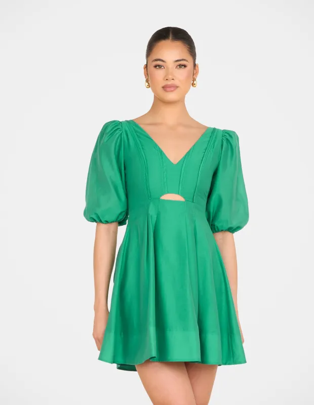 Cade Puff Sleeve Mini Dress sold by Pilgrim
