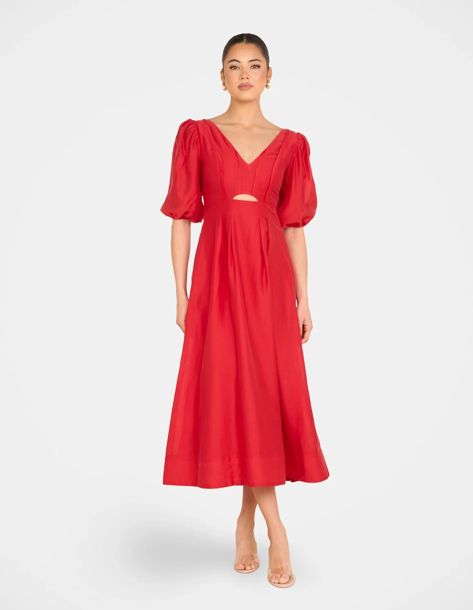 Gemma Puff Sleeve Midi Dress sold by Pilgrim product image thumbnail 2