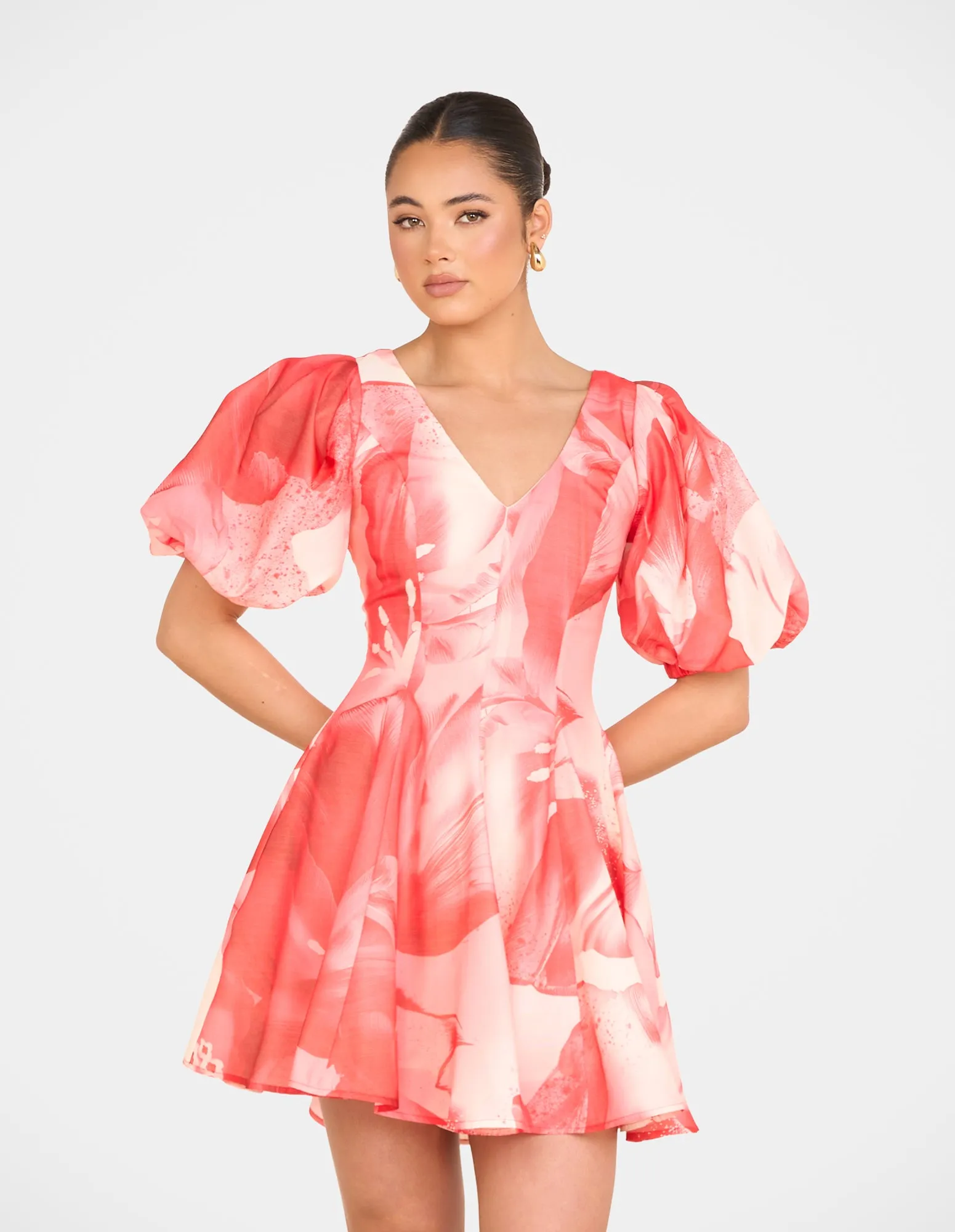 Tiffany Puff Sleeve Mini Dress sold by Pilgrim product image thumbnail 4