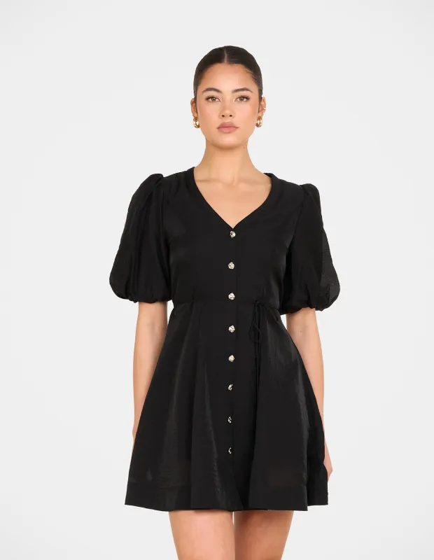 Hiram Puff Sleeve Mini Dress sold by Pilgrim