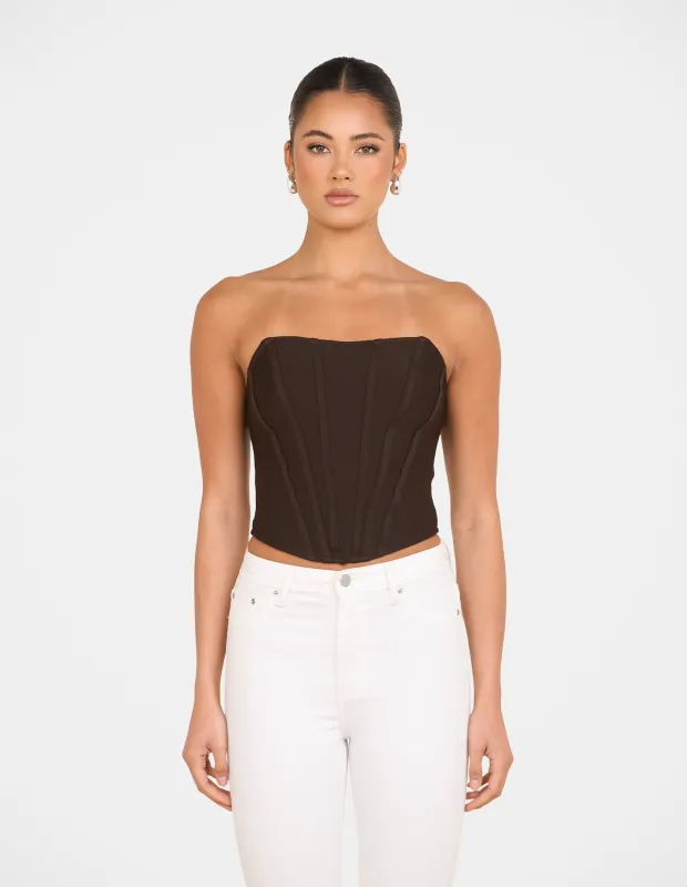 Ascher Bandage Corset Top sold by Pilgrim