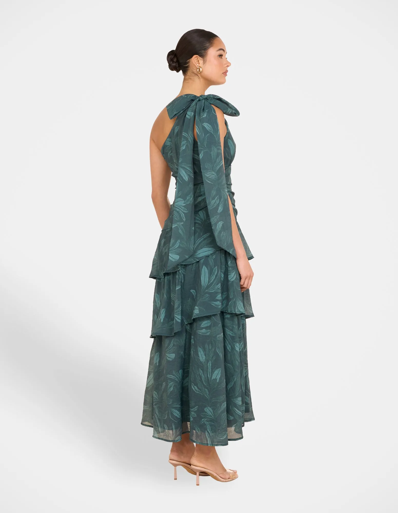 Whimsy Tiered Maxi Dress sold by Pilgrim product image thumbnail 3