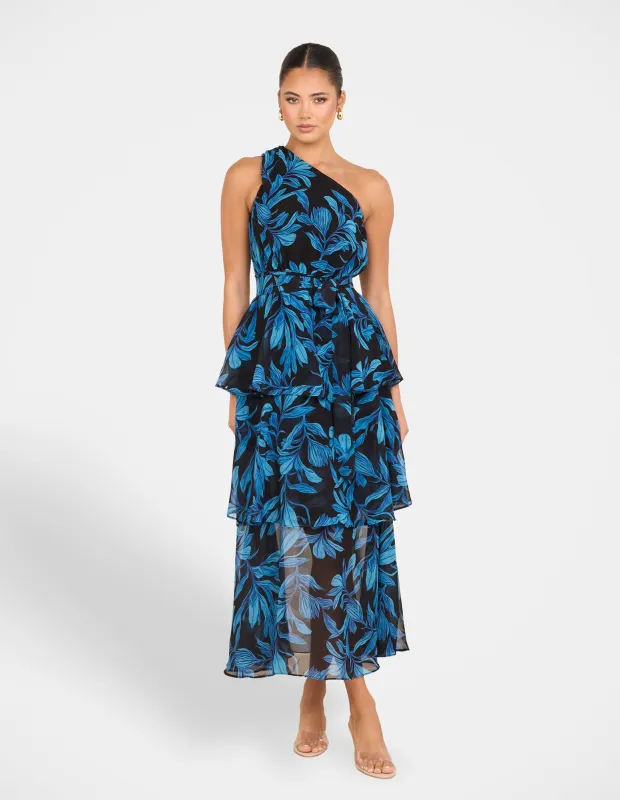 Koula One Shoulder Maxi Dress sold by Pilgrim