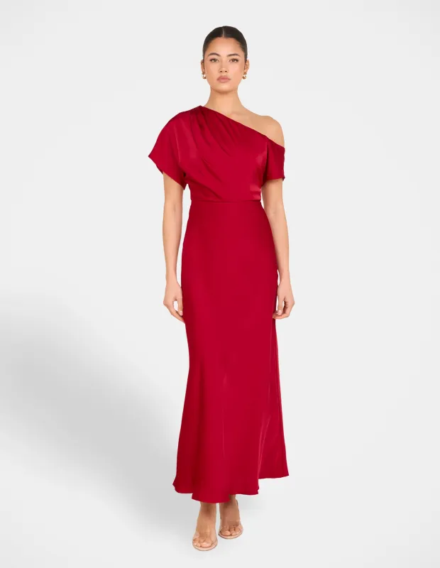 Kyler Asymmetric Neck Dress sold by Pilgrim