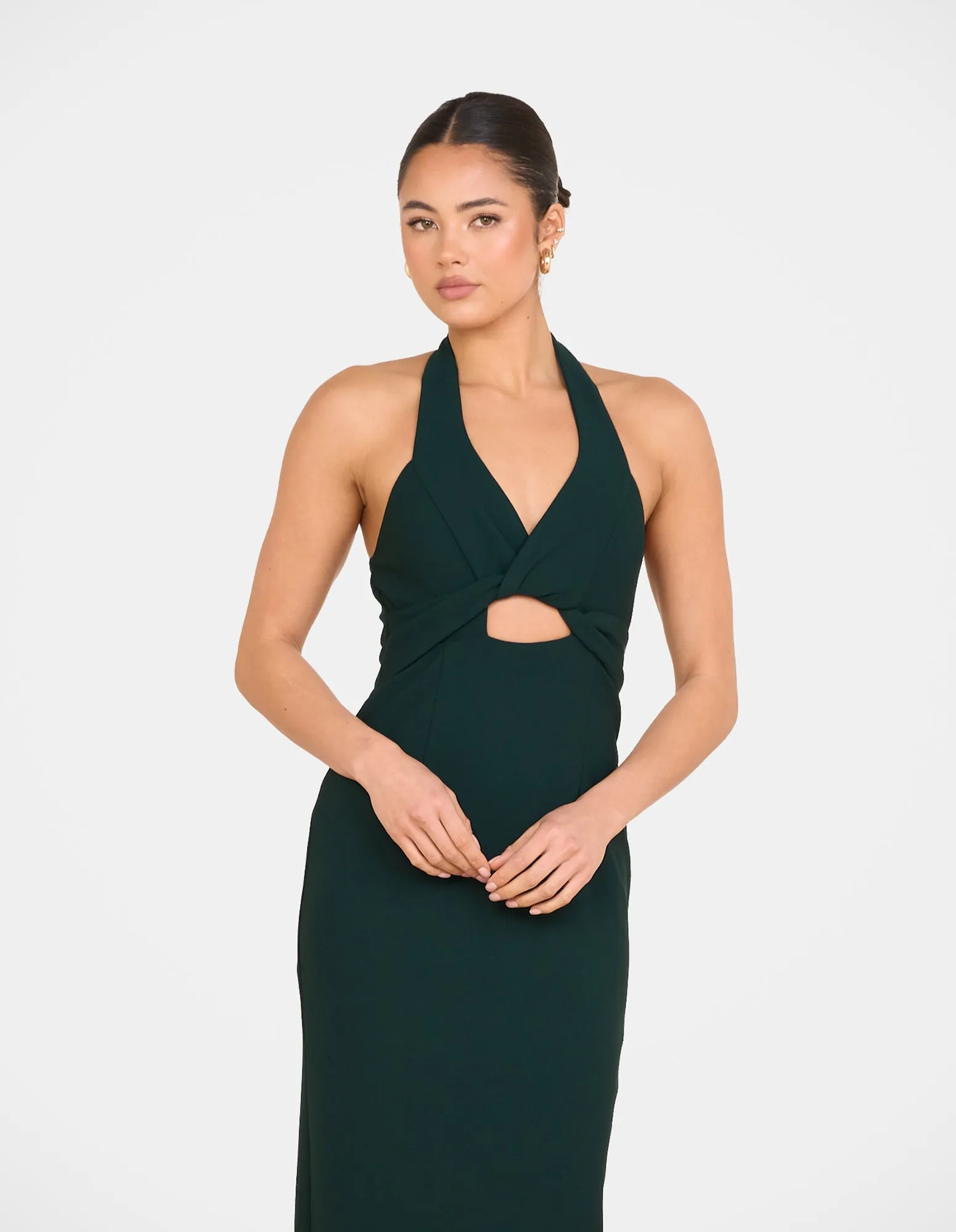 Katara Twist Halter Midi Dress sold by Pilgrim product image thumbnail 5