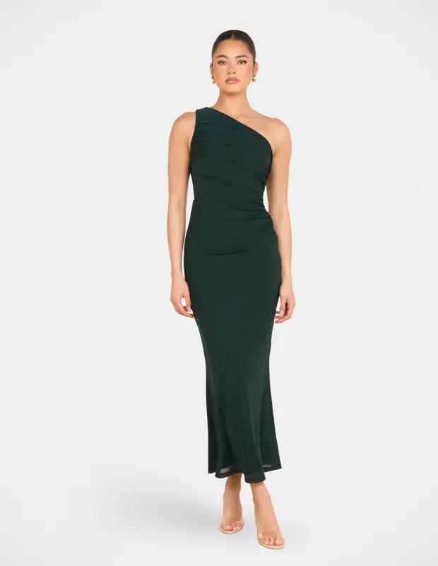 Adelaide One Shoulder Maxi sold by Pilgrim