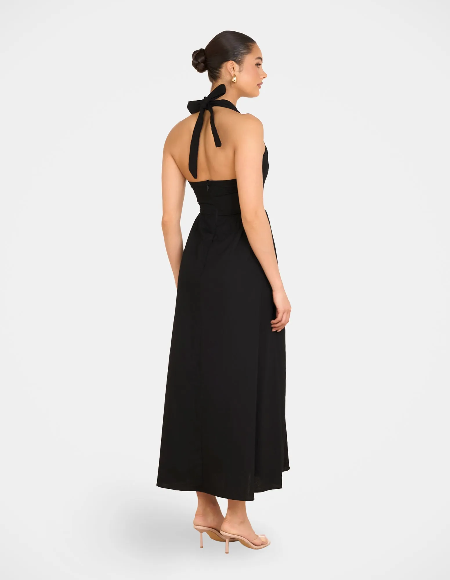 Quina Halter Maxi Dress sold by Pilgrim product image thumbnail 3