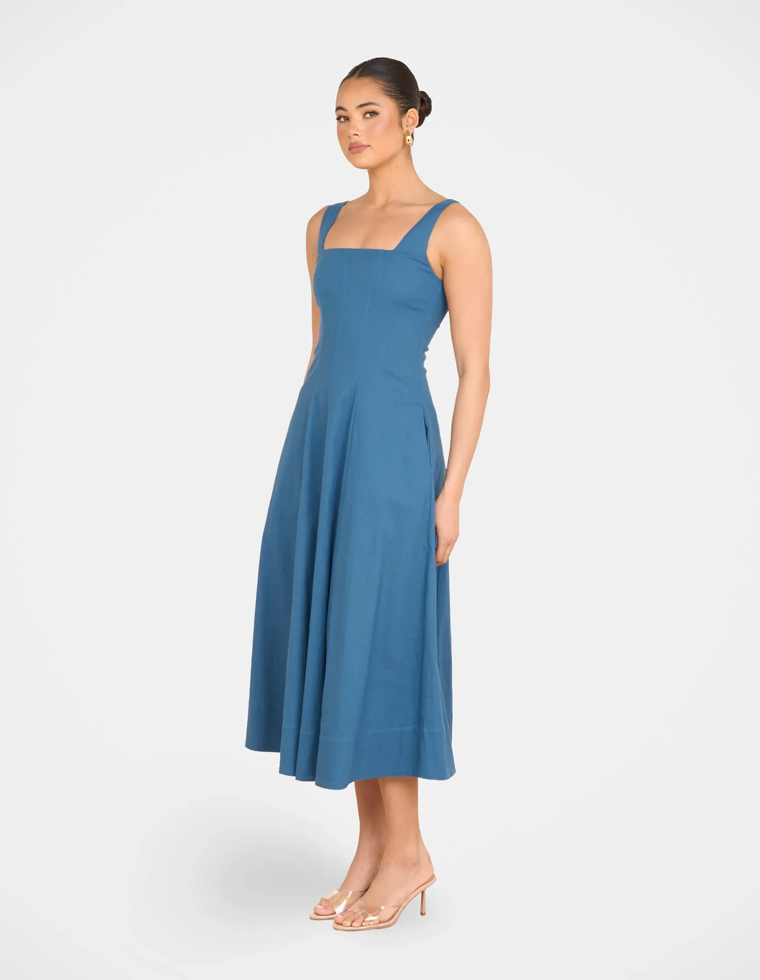 Elliot Square Neck Midi sold by Pilgrim product image thumbnail 3