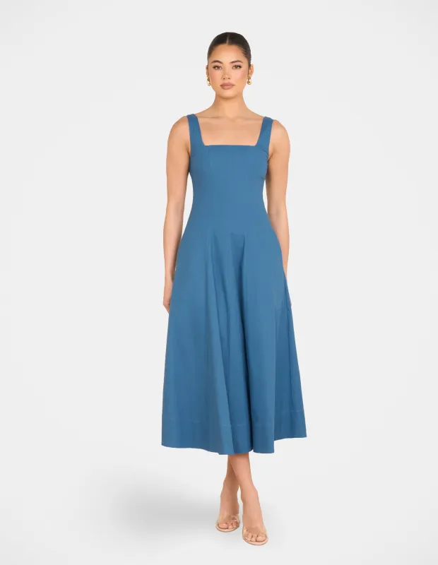 Elliot Square Neck Midi sold by Pilgrim