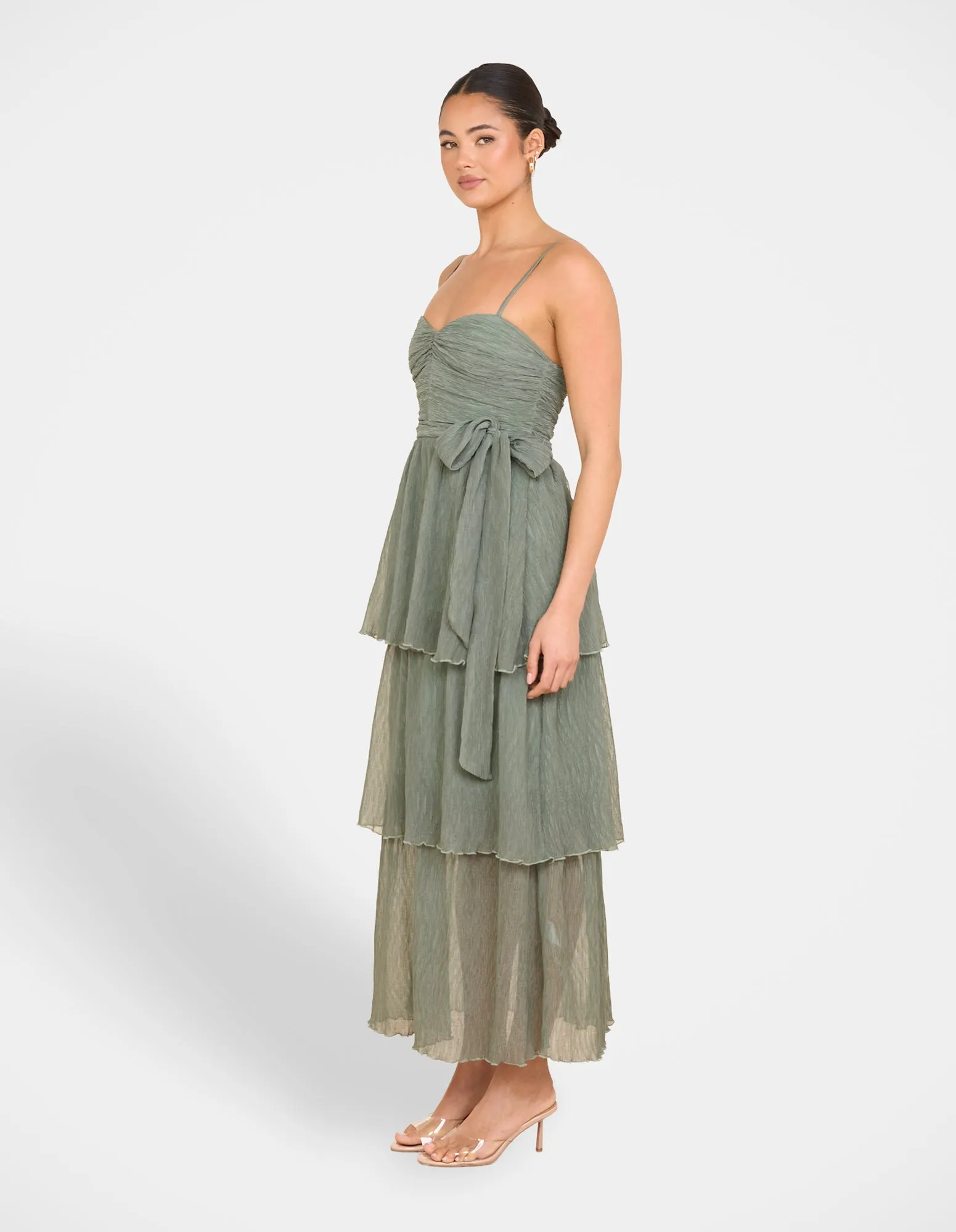 Regina Ruched Maxi Dress sold by Pilgrim product image thumbnail 2