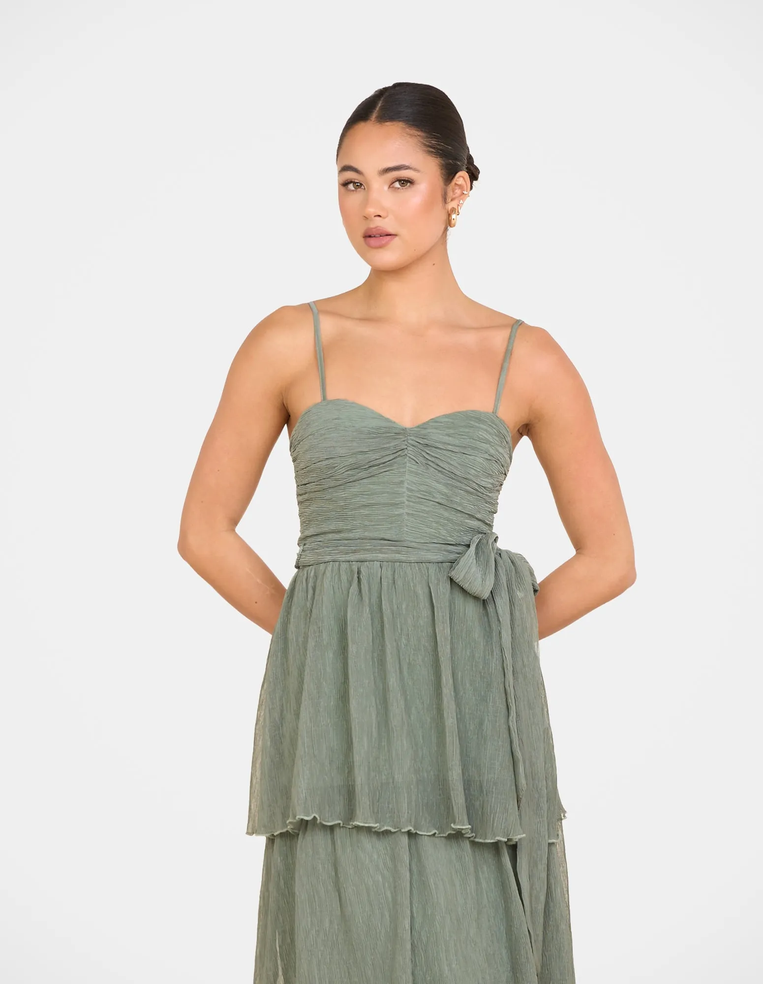 Regina Ruched Maxi Dress sold by Pilgrim product image thumbnail 5