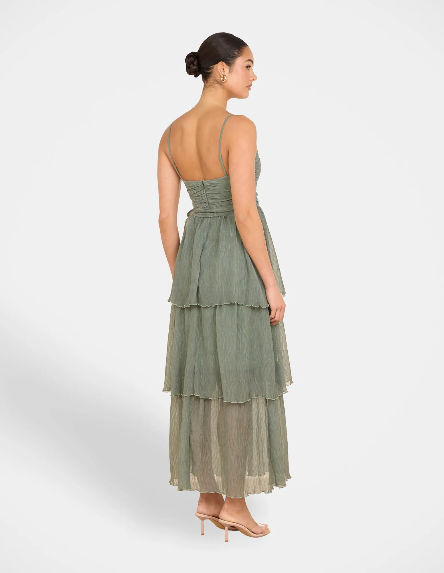 Regina Ruched Maxi Dress sold by Pilgrim product image thumbnail 3