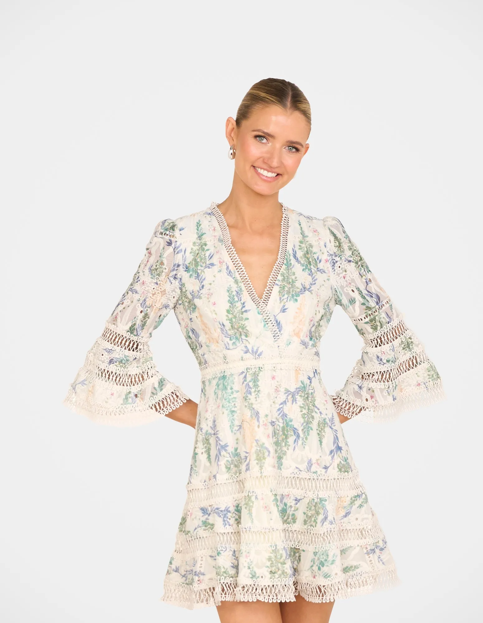 Vaani Wrap Front Mini Dress sold by Pilgrim product image thumbnail 4