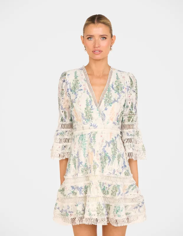 Vaani Wrap Front Mini Dress sold by Pilgrim