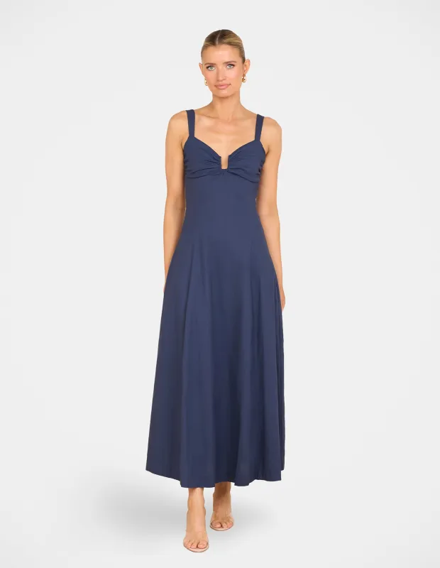 Daphne Plunge Maxi Dress sold by Pilgrim