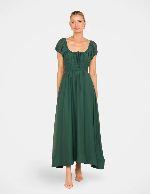 Cala Short Sleeve Maxi Dress made by Pilgrim