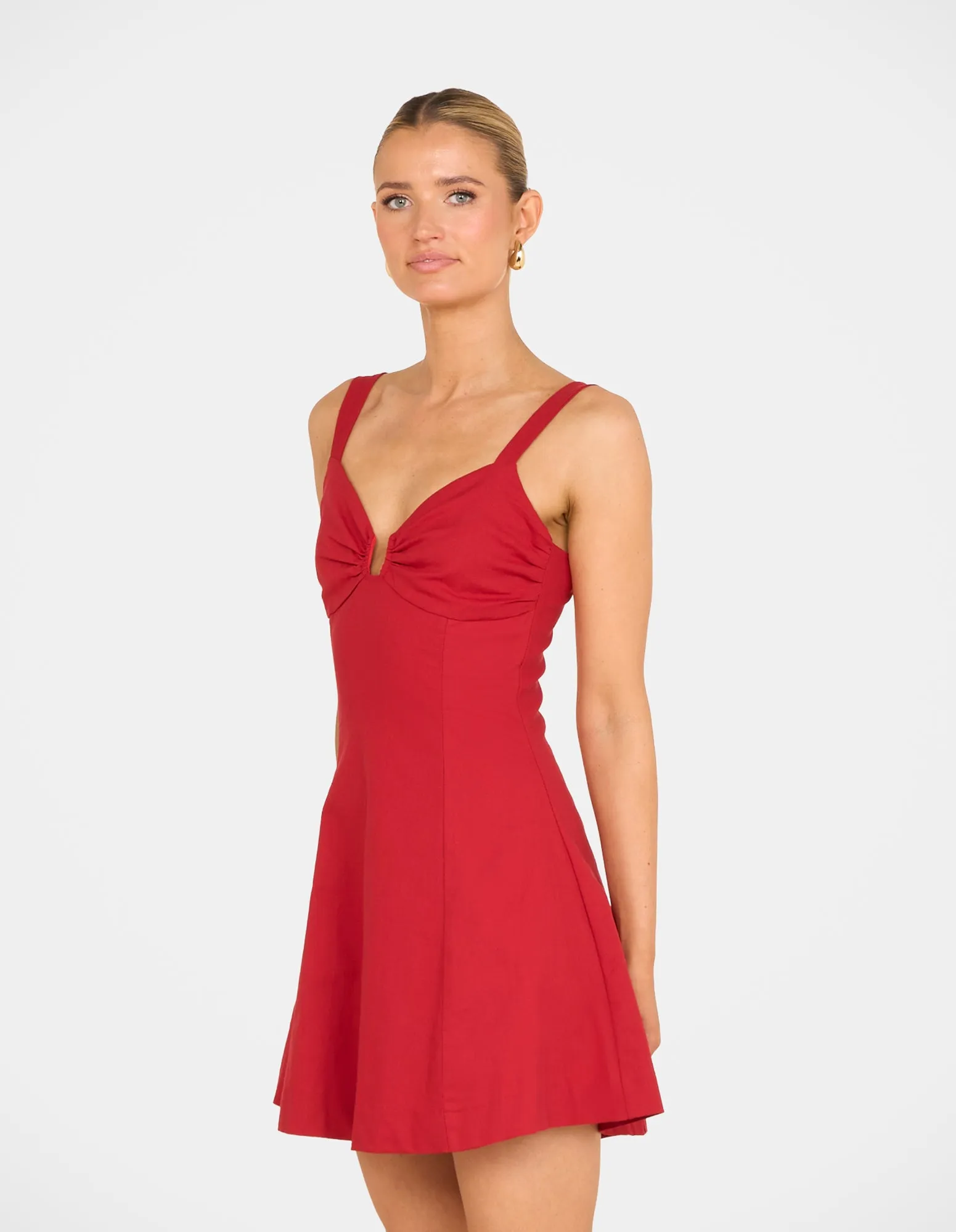 Ramona Plunge Mini Dress sold by Pilgrim product image thumbnail 2