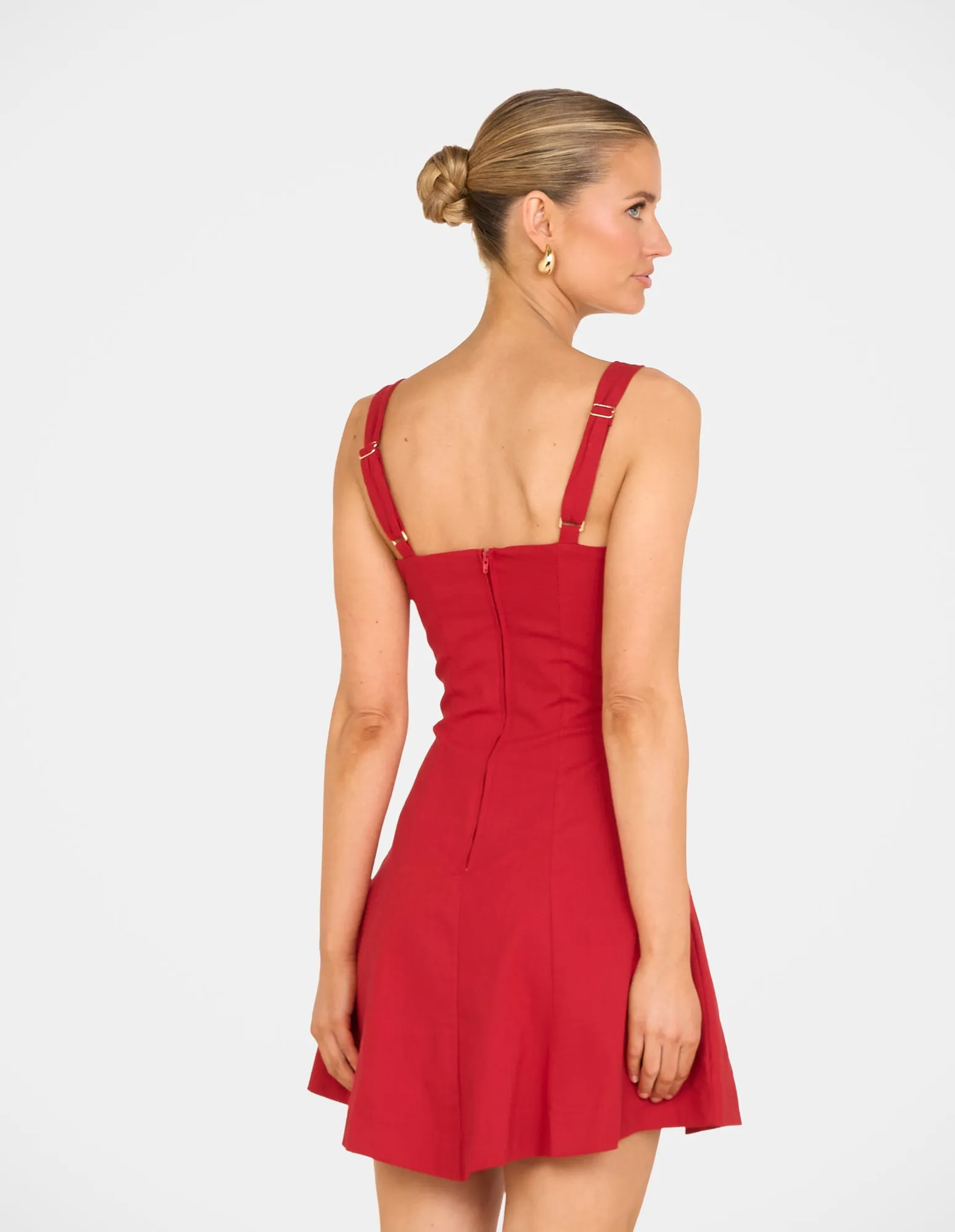 Ramona Plunge Mini Dress sold by Pilgrim product image thumbnail 4