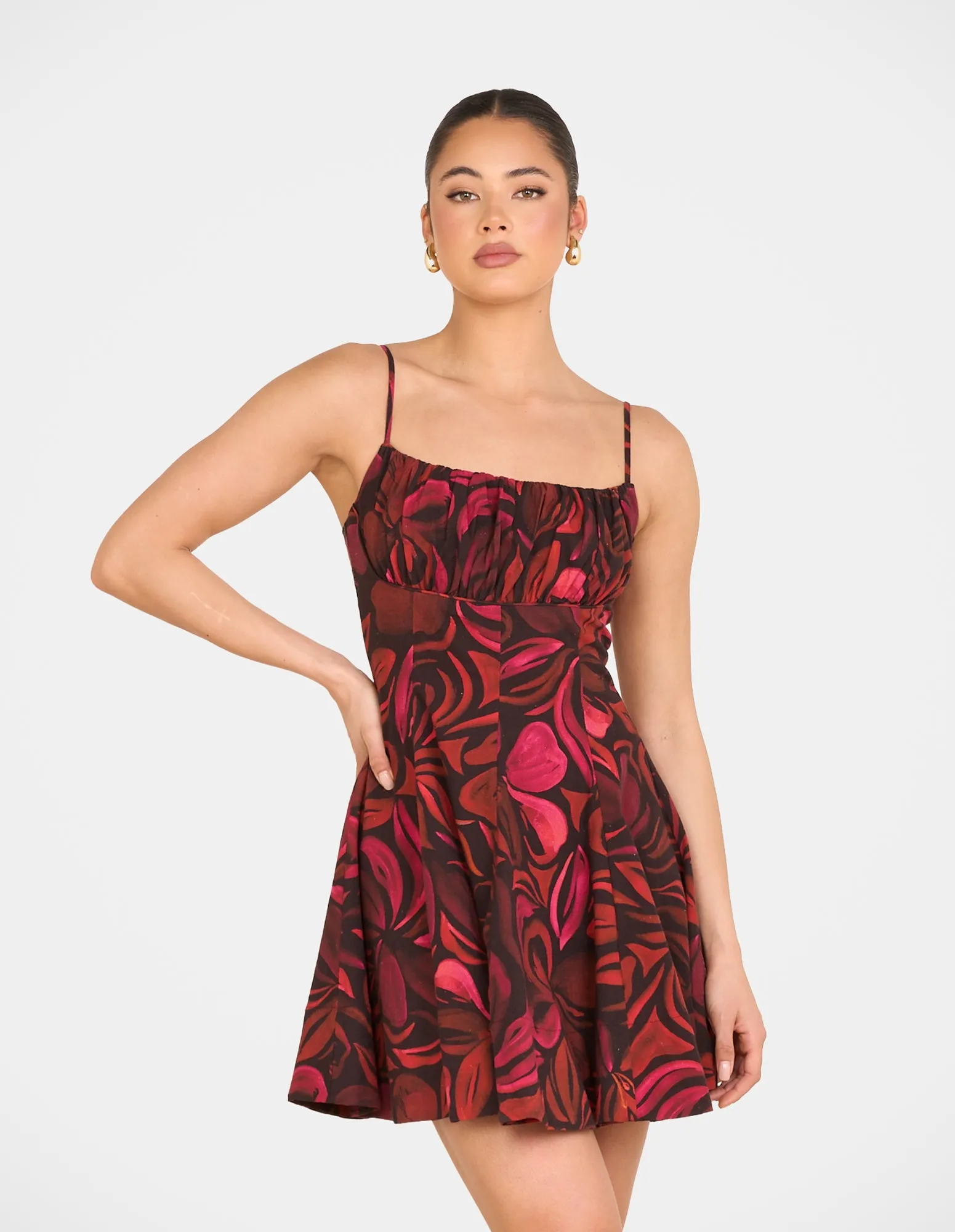 Anita Flared Mini Dress sold by Pilgrim product image thumbnail 4