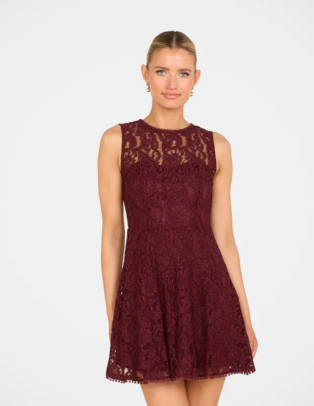 Darlene Sweetheart Mini Dress sold by Pilgrim