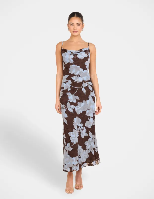 Marnie Cowl Neck Maxi sold by Pilgrim