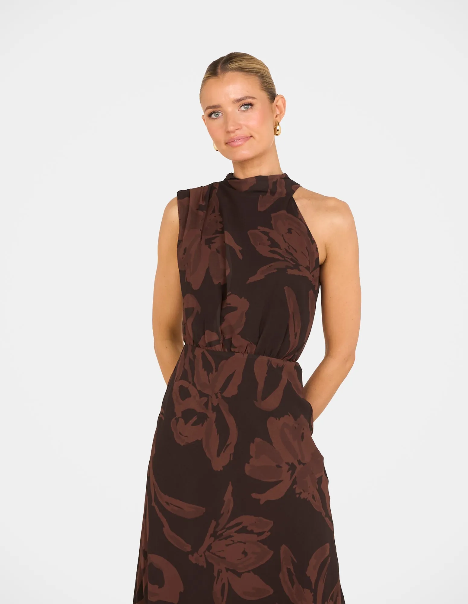 Nillie High Neck Maxi Dress sold by Pilgrim product image thumbnail 4