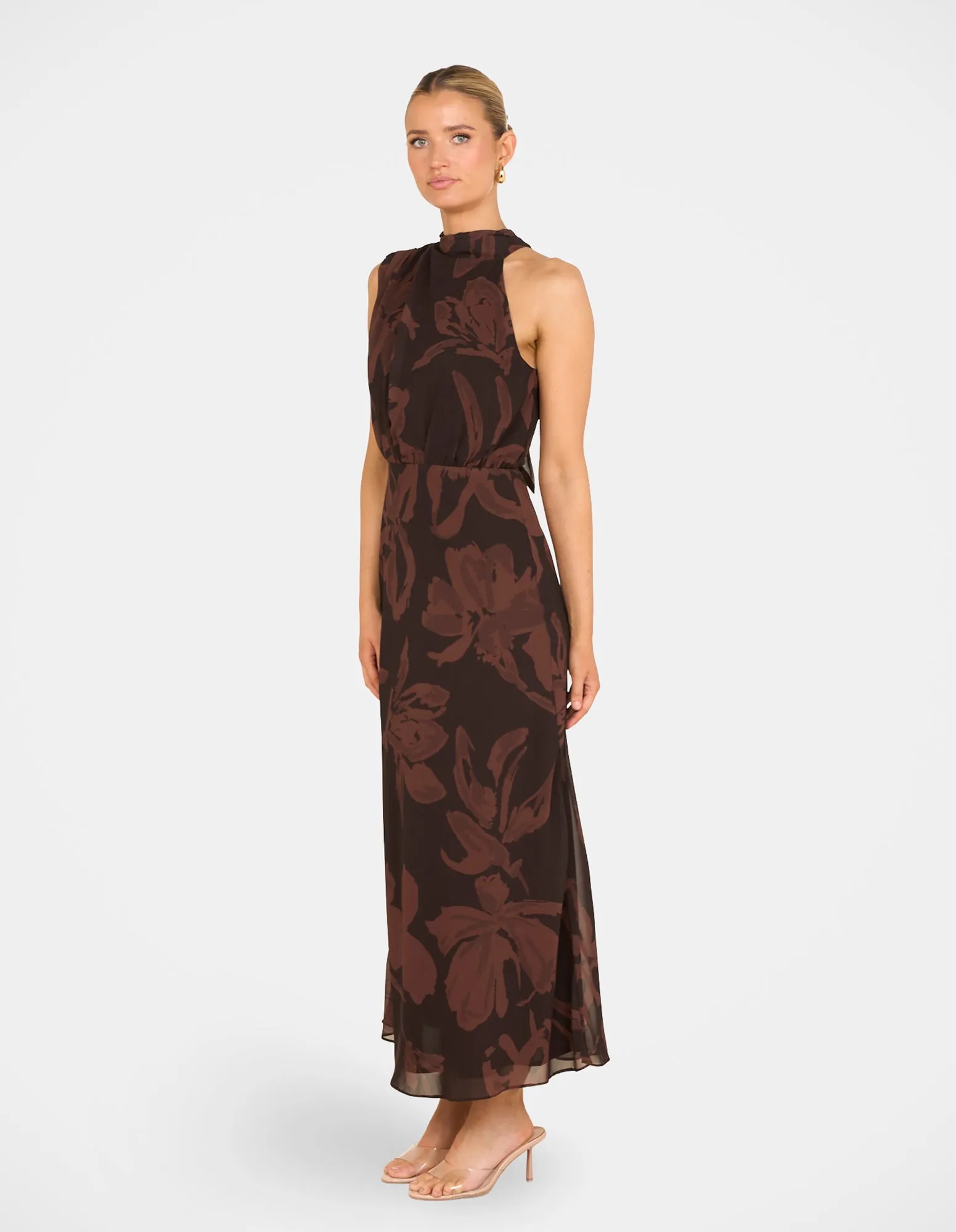 Nillie High Neck Maxi Dress sold by Pilgrim product image thumbnail 2