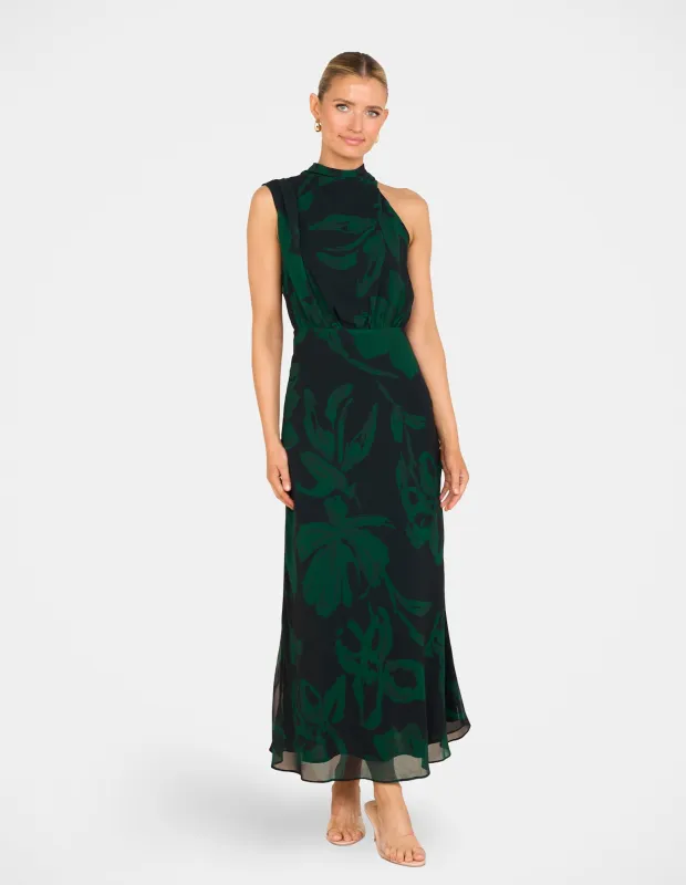 Olandra High Neck Maxi Dress sold by Pilgrim
