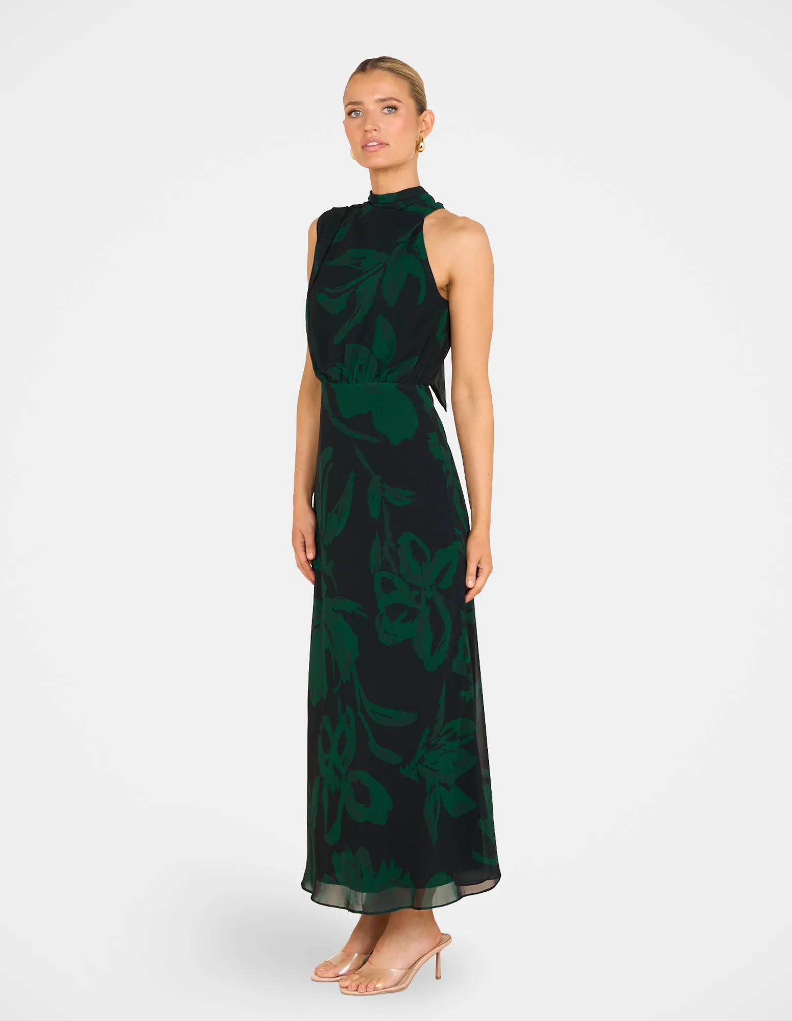 Olandra High Neck Maxi Dress sold by Pilgrim product image thumbnail 2
