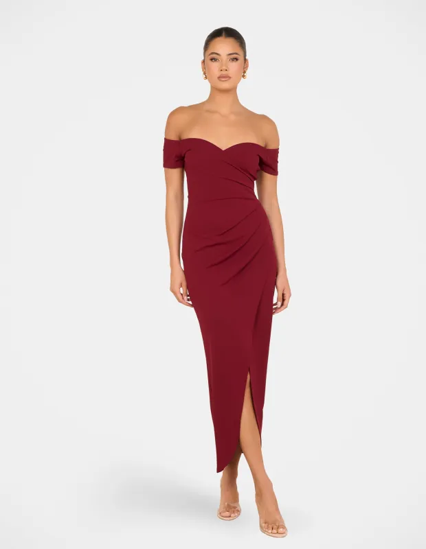 Jamie Off Shoulder Midi Dress sold by Pilgrim