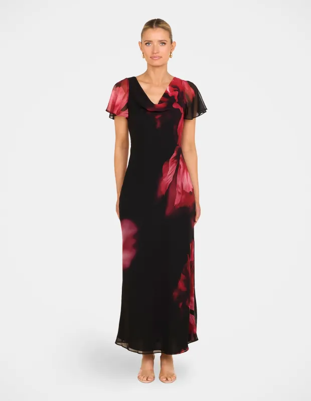 Harlow Cowl Neck Maxi Dress sold by Pilgrim