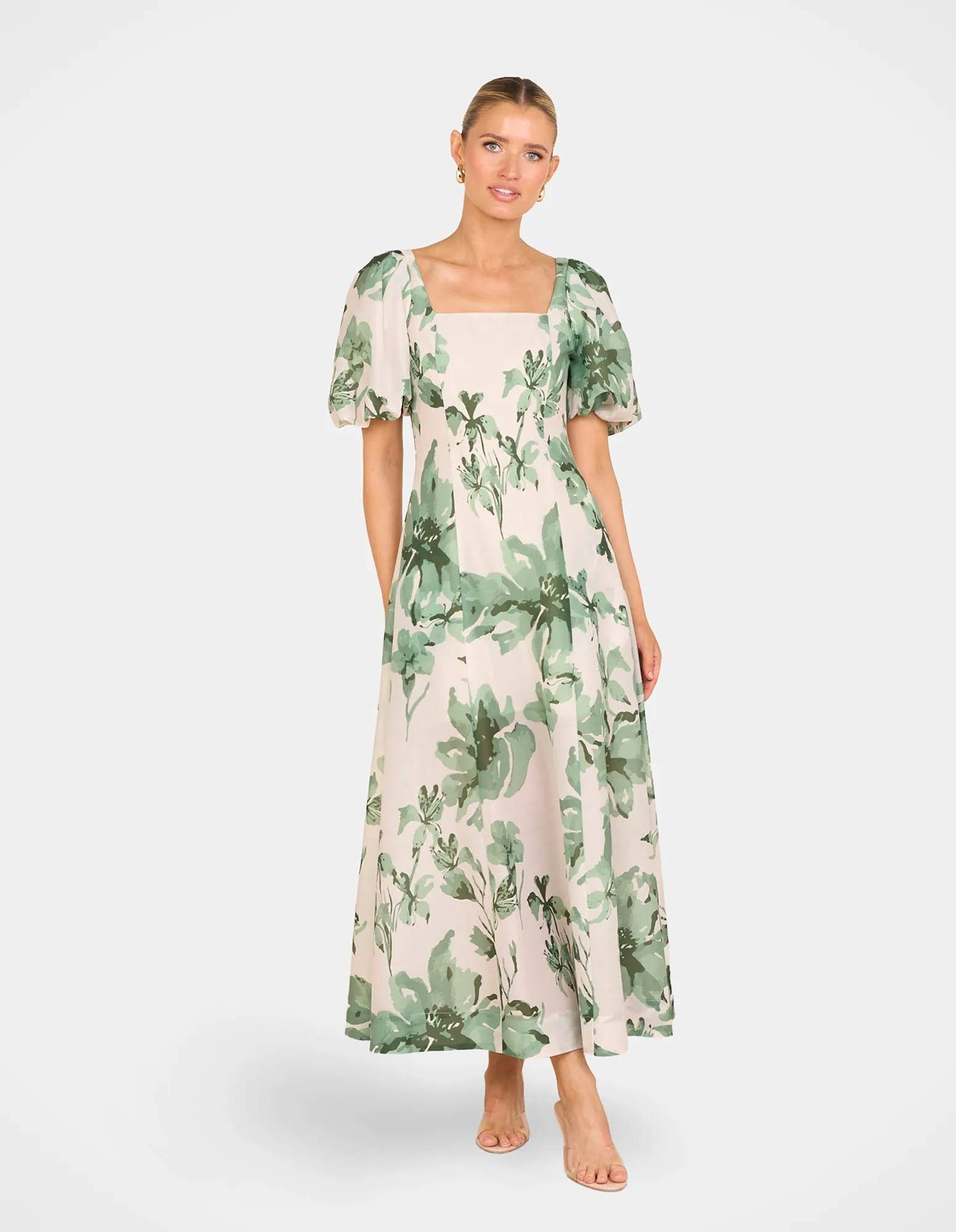 Bev Puff Sleeve Maxi Dress sold by Pilgrim