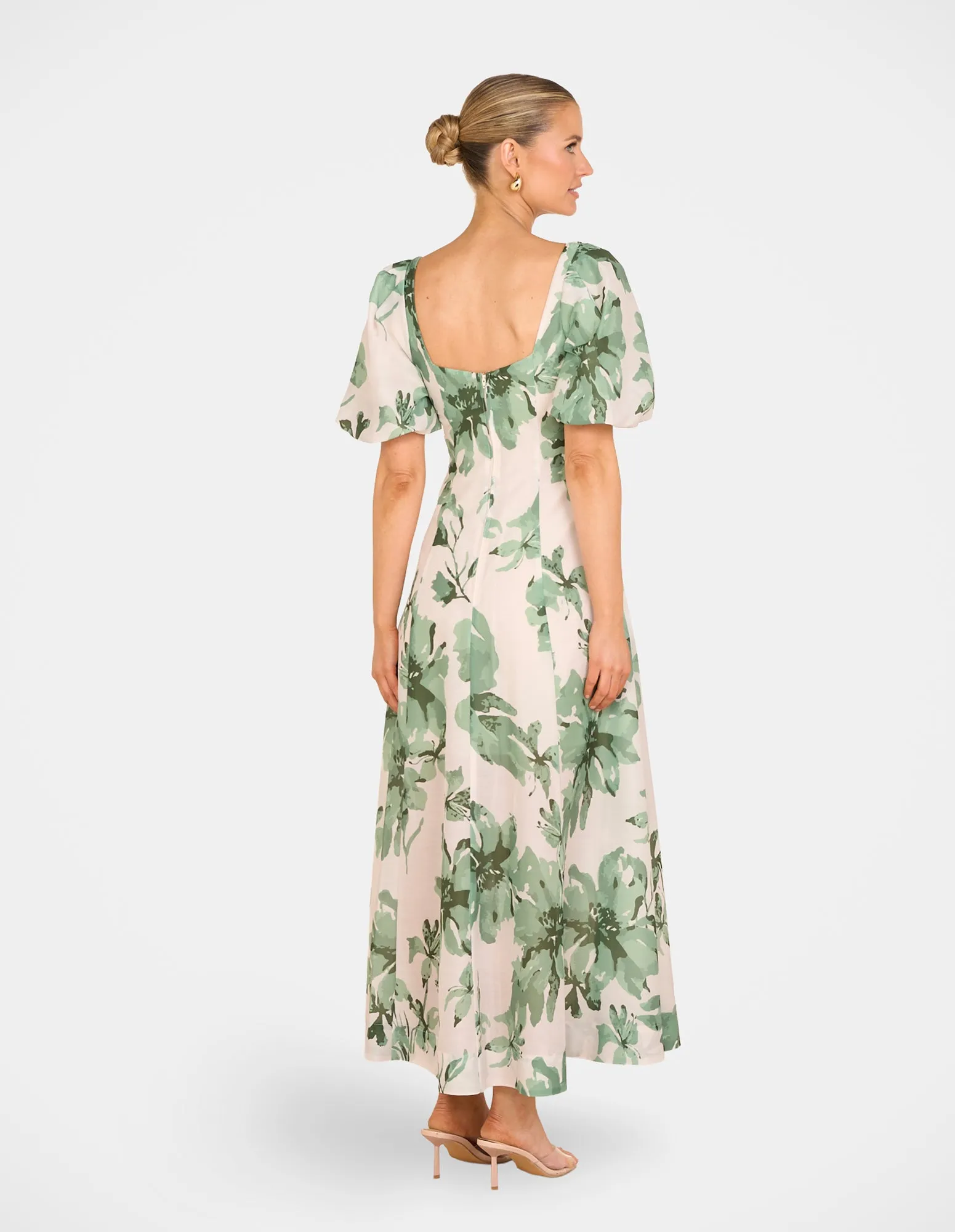 Bev Puff Sleeve Maxi Dress sold by Pilgrim product image thumbnail 3