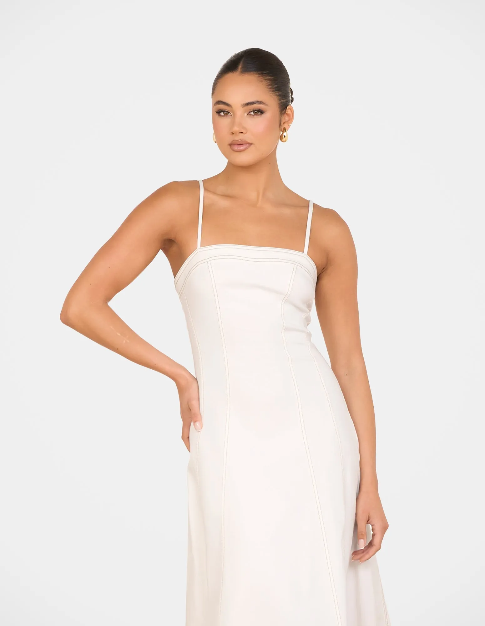 Quay Denim A-line Maxi Dress sold by Pilgrim product image thumbnail 5