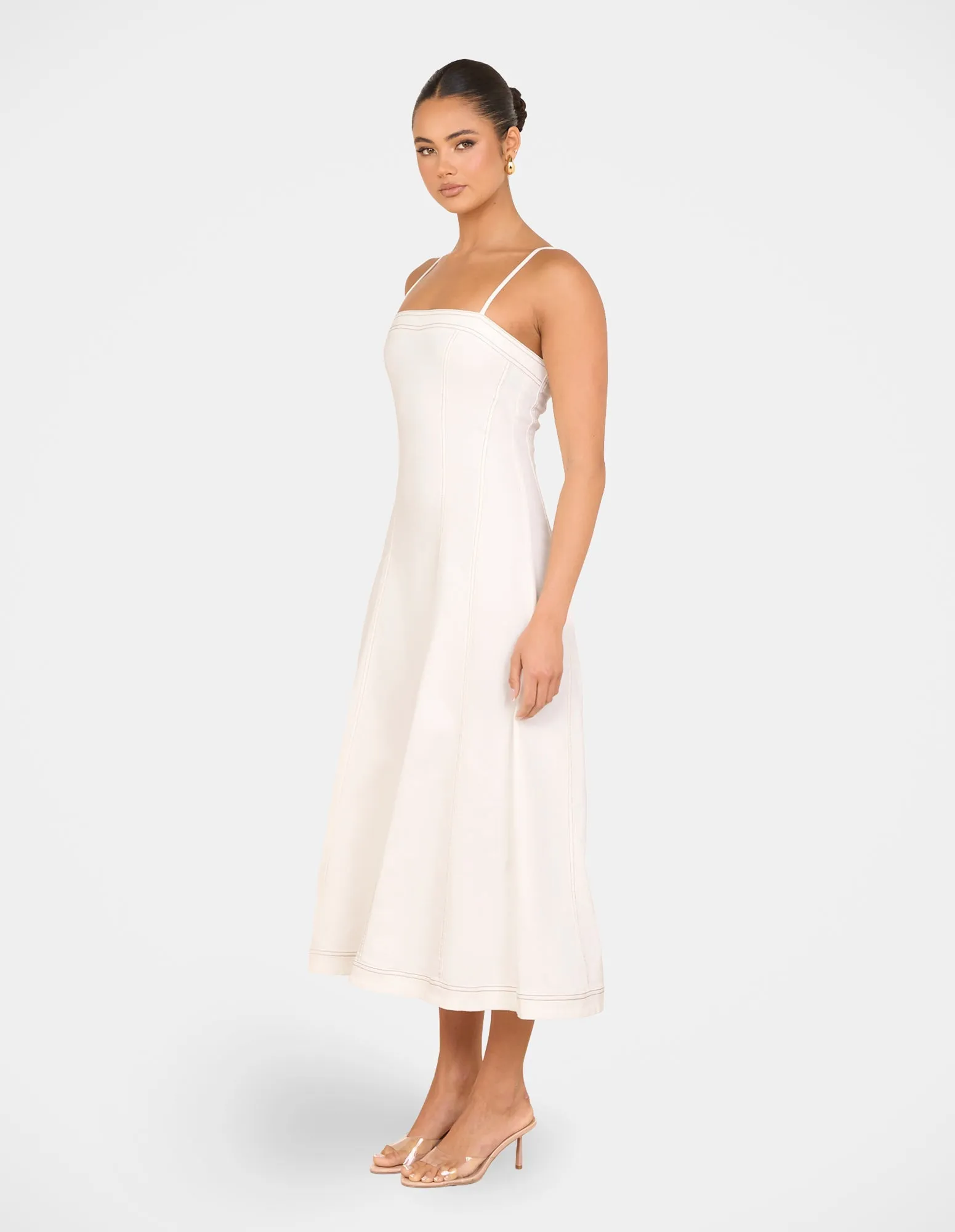 Quay Denim A-line Maxi Dress sold by Pilgrim product image thumbnail 3